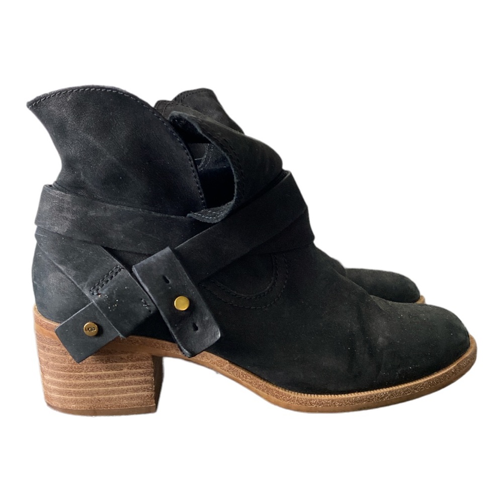 ☃️UGG 'Elora' Antilope Boots in Black Womens Size  7.5